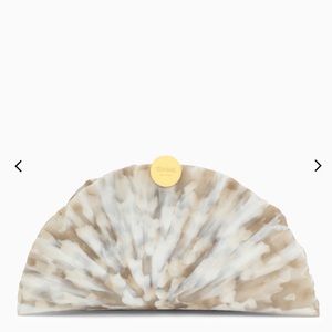 Vanina Crepuscule Clutch With Gold Logo